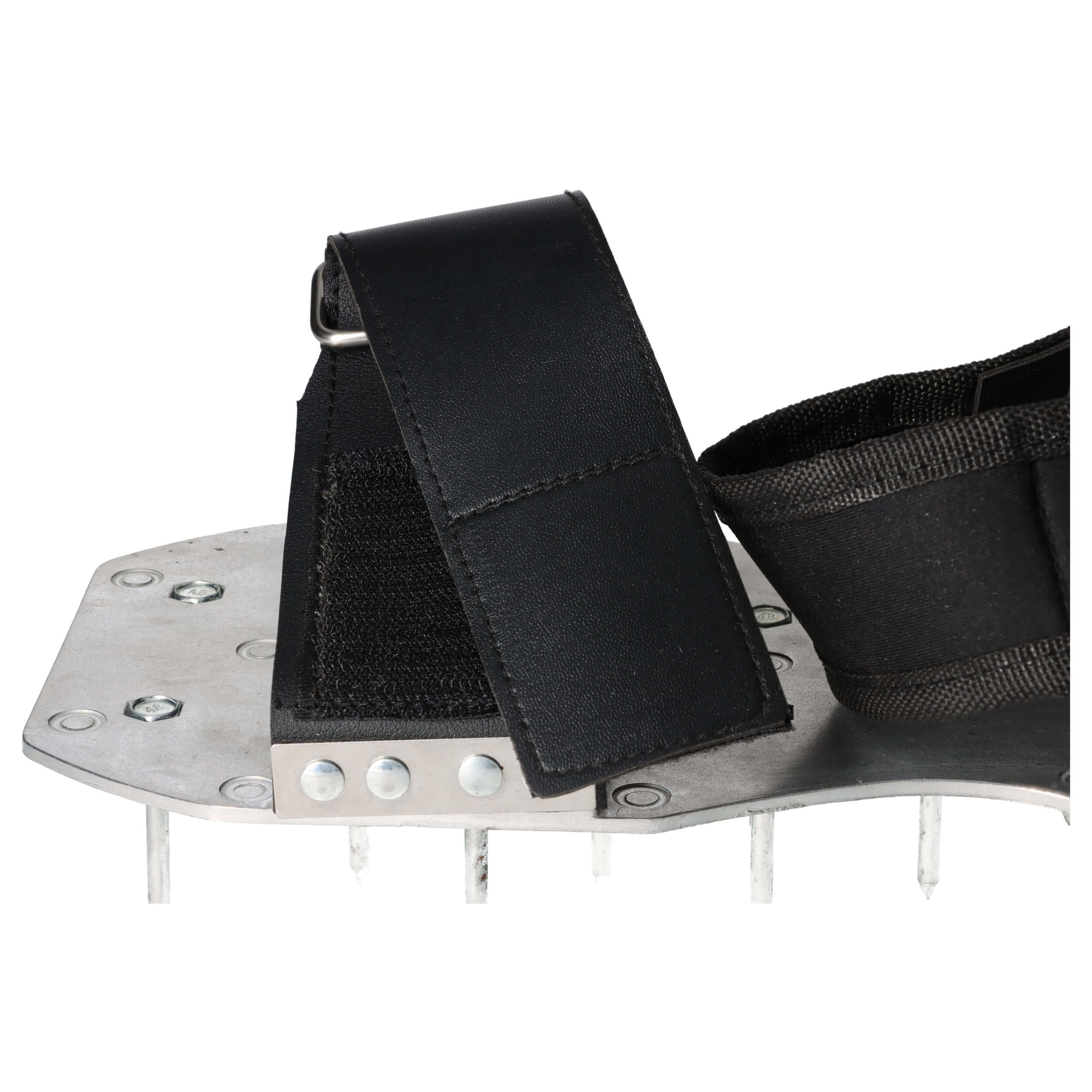 Zapatos para aireador de césped Zapatos para clavos con suela de velcro de acero - Para aireación de césped - Clavos de 50mm y 35mm para aireador de césped