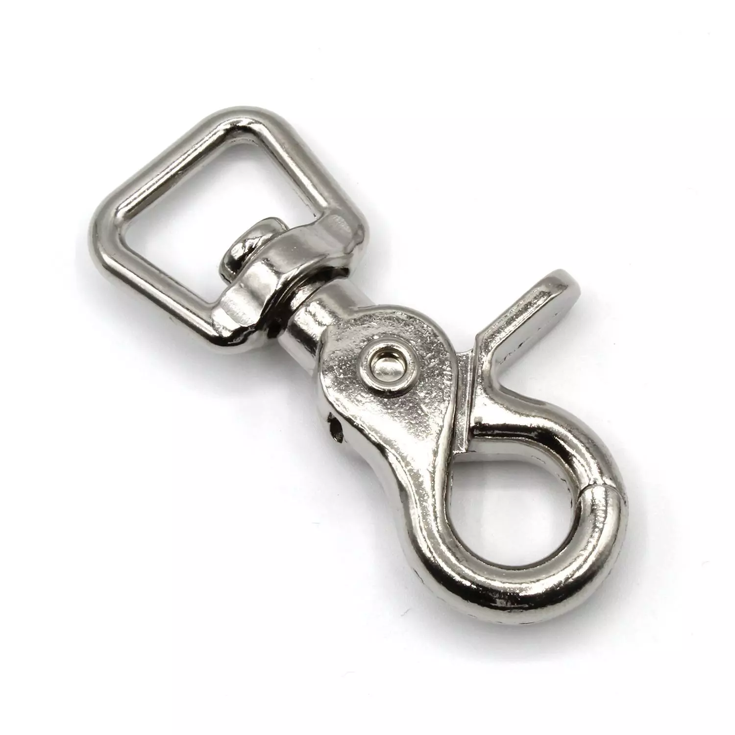 5 Piece Black Heavy Duty Swivel Snap Hook for Dog Leash Keychain Belt Clasp
