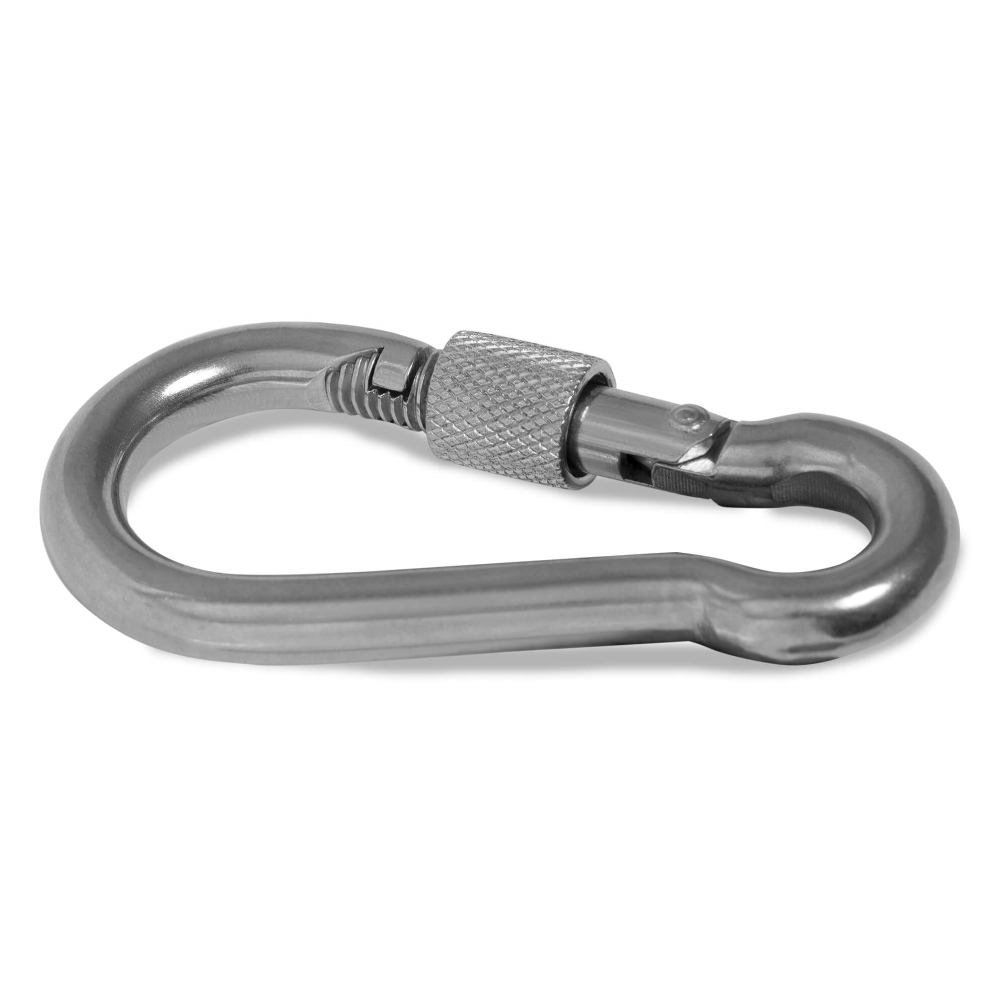 Firefighter snap hook 50mm x 5mm with screw stainless steel AISI 316 (V4A) (10 pieces) Snap hook firefighter snap hook firefighter snap hook quick release