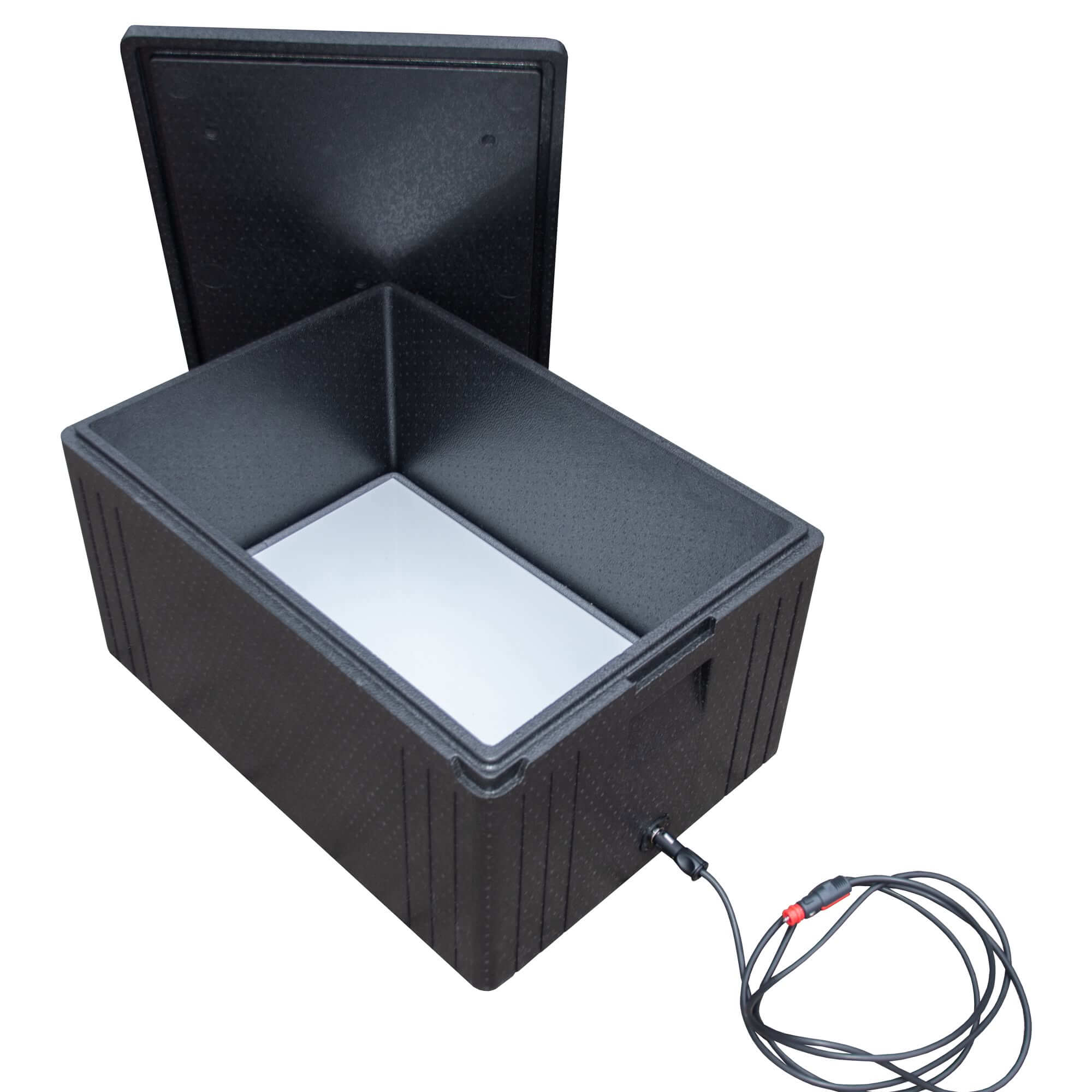 Thermobox Pizza Box 625x425x260mm 100 Watt 12V für Zigarettenanzünder Pizzabox für Lieferservice - Made in Germany von Elbo-therm®