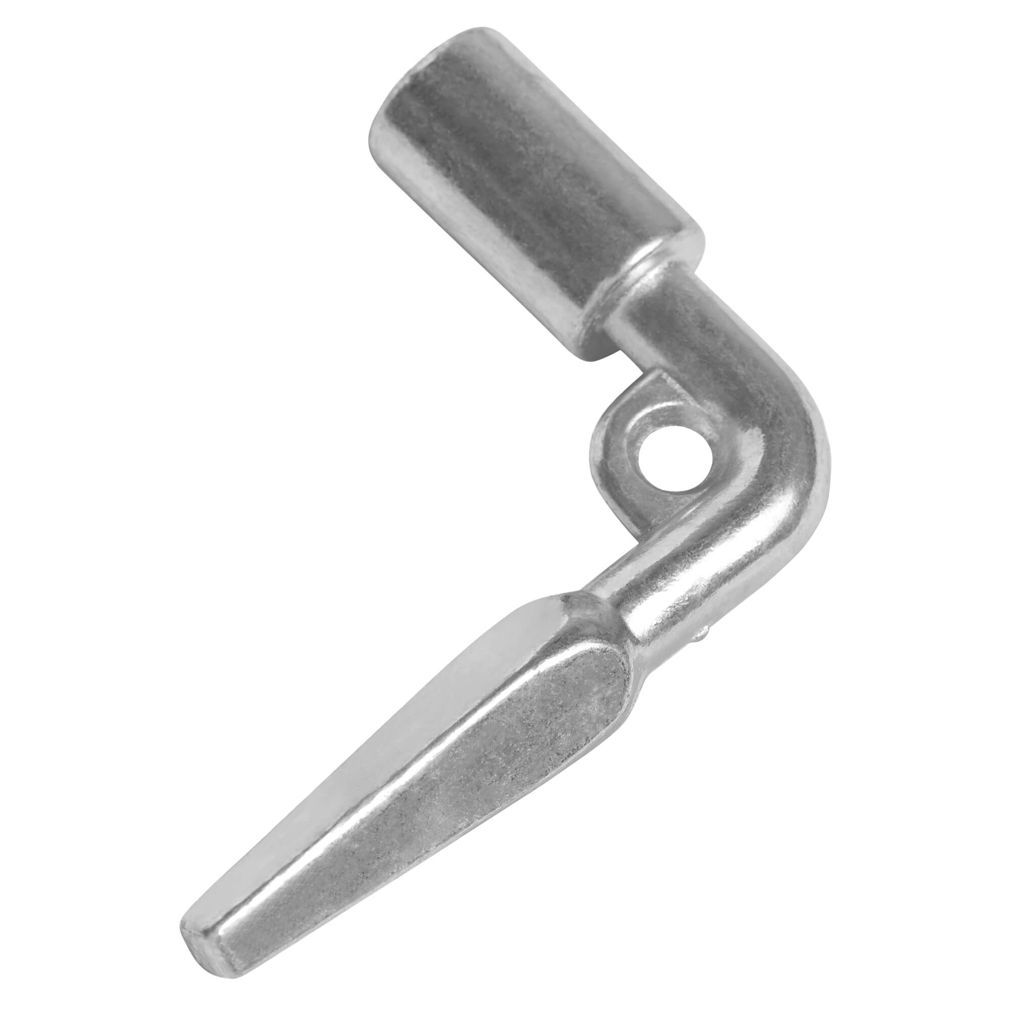 Fyrkantnyckel (vinklad spik) (1 st) Spiknyckel Nybyggnadsnyckel Arkitektnyckel Utvändigt (5-10mm koniskt) Fyrkantigt hål 8mm Fyrkantnyckel Invändig fyrkantnyckel 8mm